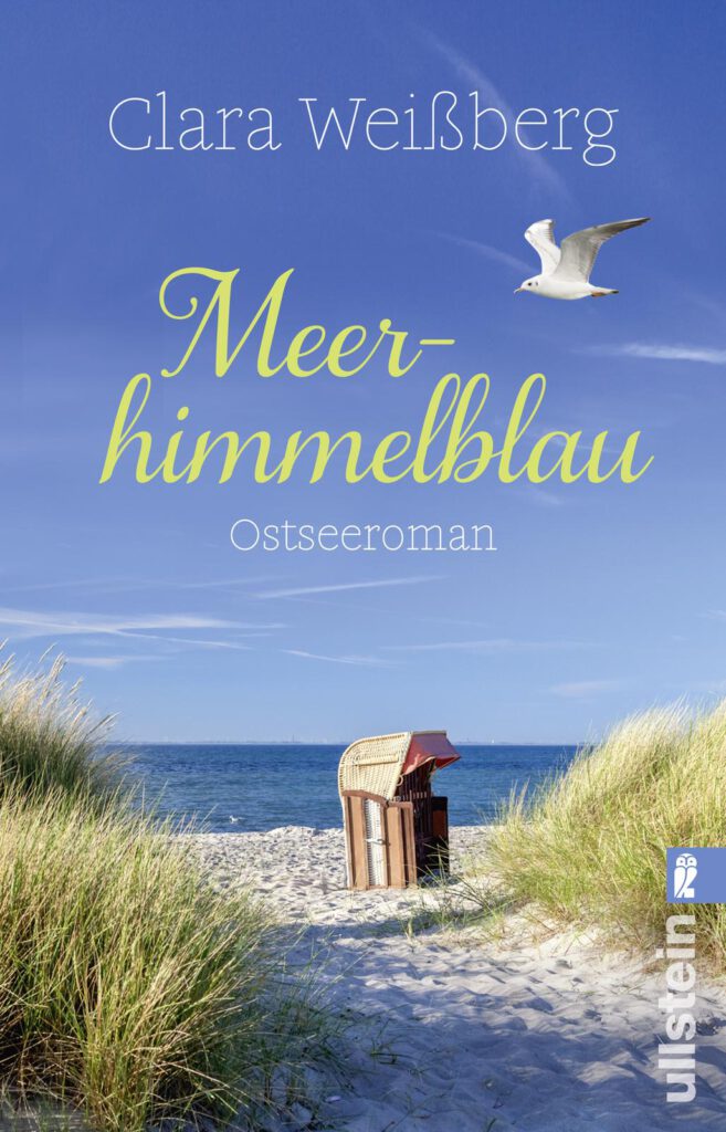 Cover Meerhimmelblau Ostsee-Roman Clara Weißberg